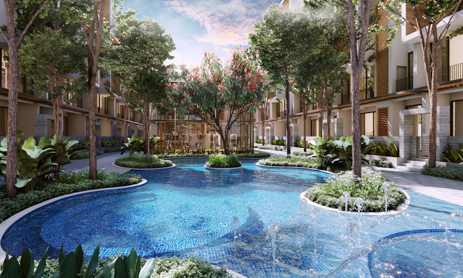Jesselton Courtyard 泳池景觀
