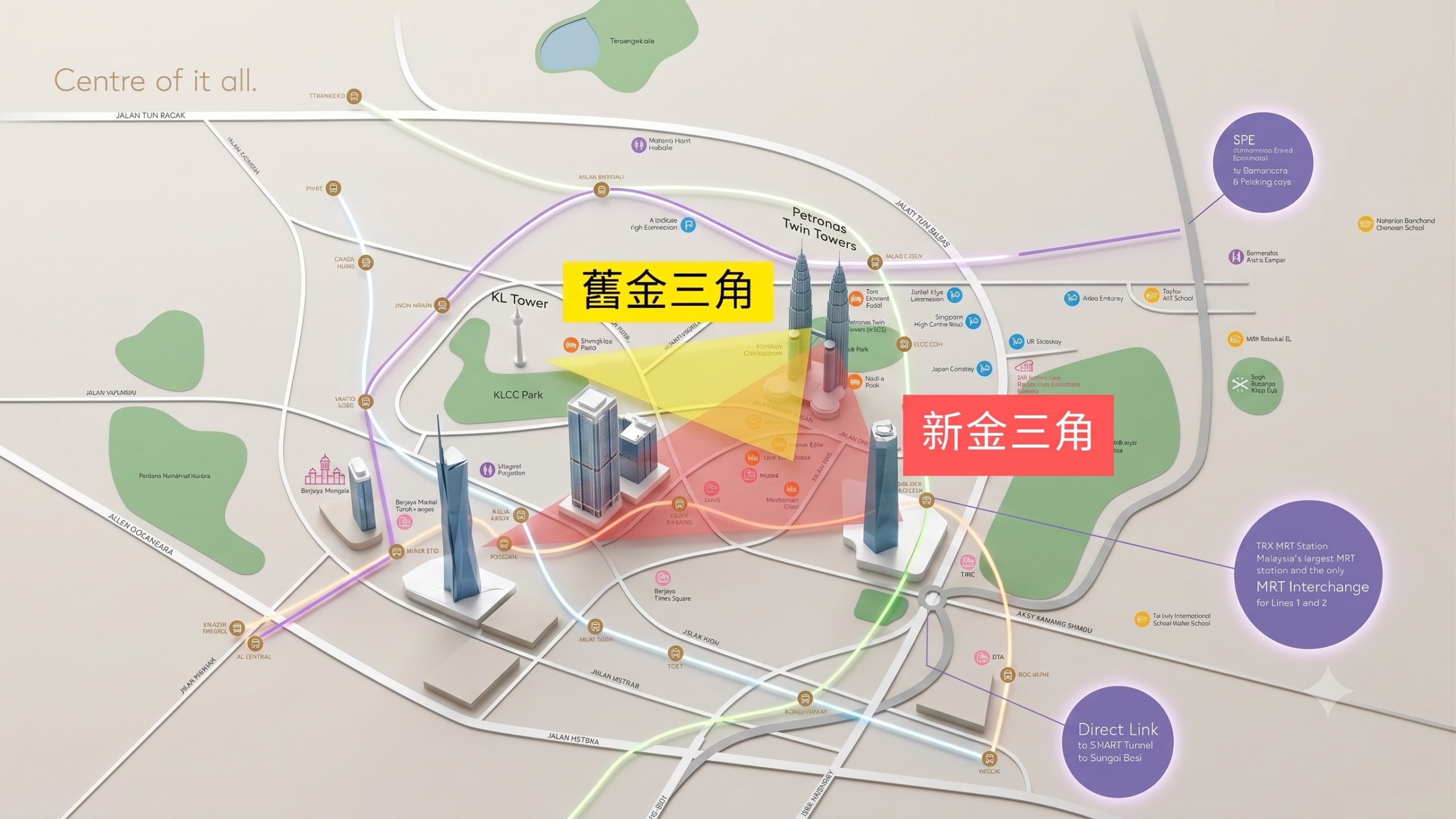 KL Golden Triangle Map