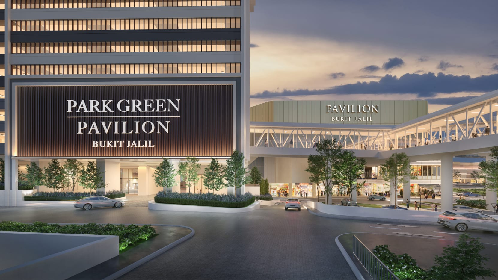 Park Green 連接 Pavilion Bukit Jalil 的住戶空橋