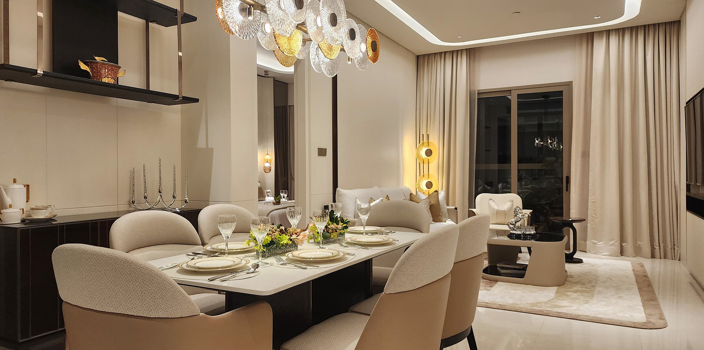 Pavilion Square Residence Living Room
